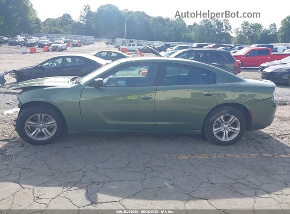 2C3CDXBG8PH674265 2023 DODGE CHARGER Green Widok wnętrza 360 stopni