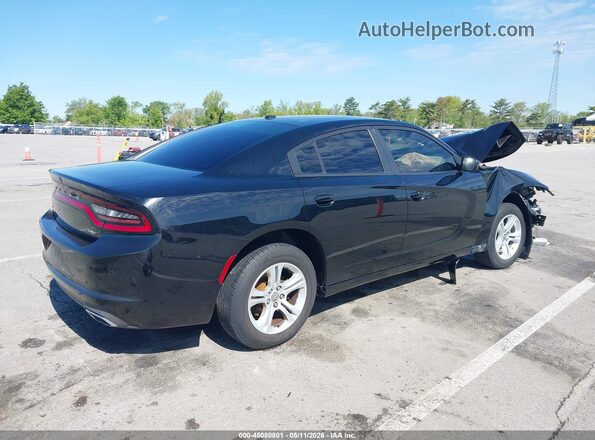 2C3CDXBG9JH144961 2018 DODGE CHARGER Black Задня права чверть
