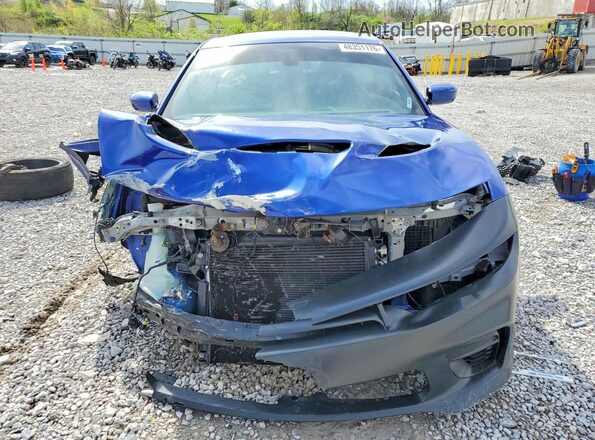 2C3CDXBG9LH119528 2020 DODGE CHARGER Blue წინა ხედი