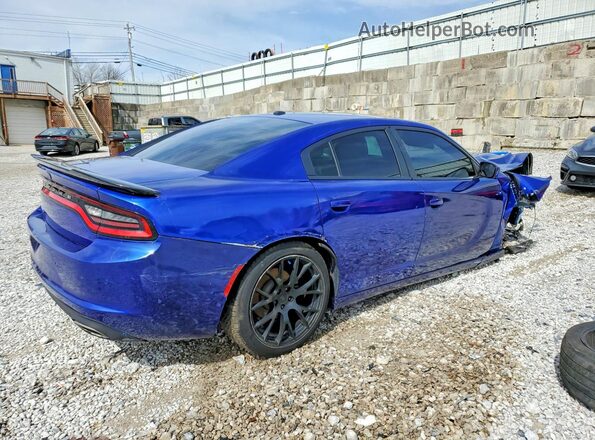 2C3CDXBG9LH119528 2020 DODGE CHARGER Blue უკანა მარჯვენა