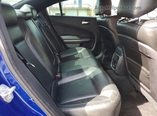 2C3CDXBG9LH119528 2020 DODGE CHARGER Blue უკანა სავარძლების ხედი