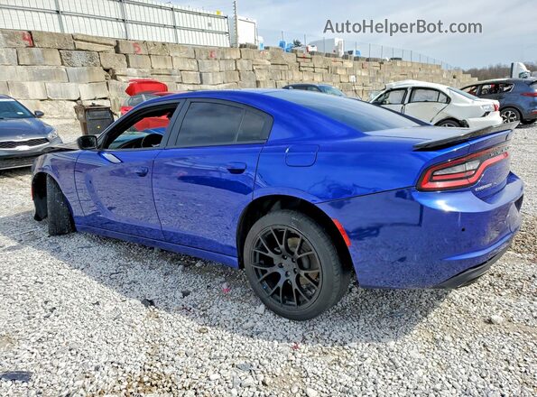 2C3CDXBG9LH119528 2020 DODGE CHARGER Blue უკანა მარცხენა