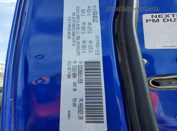 2C3CDXBG9LH119528 2020 DODGE CHARGER Blue VIN კოდის სტიკერის ხედი
