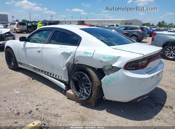 2C3CDXBG9LH126592 2020 DODGE CHARGER White Trasero izquierdo
