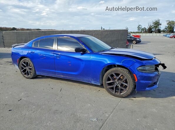 2C3CDXBG9LH150553 2020 DODGE CHARGER Blue წინა მარჯვენა