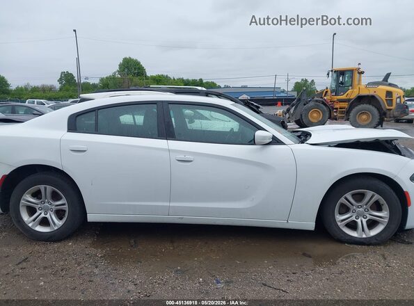 2C3CDXBG9MH514973 2021 DODGE CHARGER White Vista interior trasera