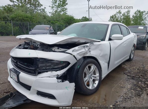 2C3CDXBG9MH514973 2021 DODGE CHARGER White Vista tres cuartos delantera izquierda