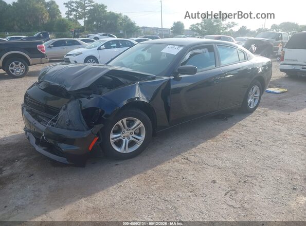 2C3CDXBG9PH587815 2023 DODGE CHARGER Black Przód lewy