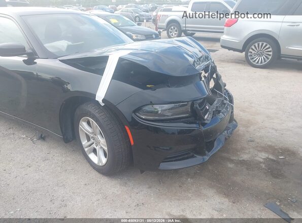 2C3CDXBG9PH587815 2023 DODGE CHARGER Black Widok z przodu