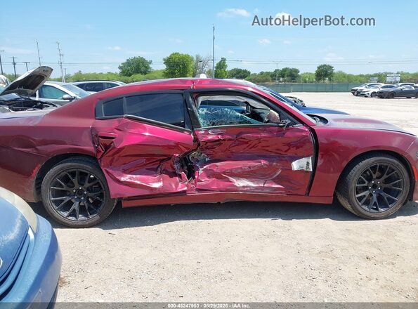 2C3CDXBGXKH725712 2019 DODGE CHARGER Red Սալոնի 360 աստիճան տեսք