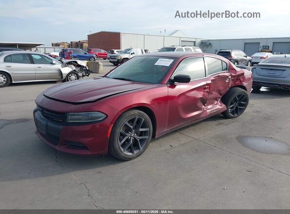 2C3CDXBGXLH219640 2020 DODGE CHARGER Red Передня ліва чверть