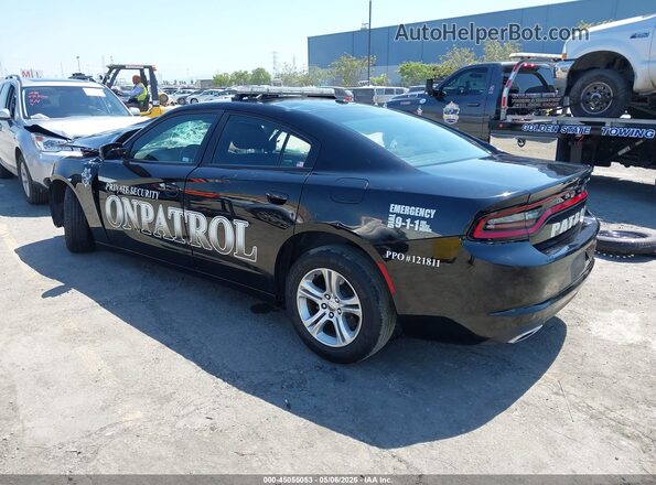 2C3CDXBGXNH251099 2022 DODGE CHARGER Black Trasero izquierdo