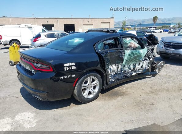 2C3CDXBGXNH251099 2022 DODGE CHARGER Black Trasero derecho