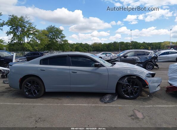 2C3CDXBGXNH264189 2022 DODGE CHARGER Gray Vista interior trasera