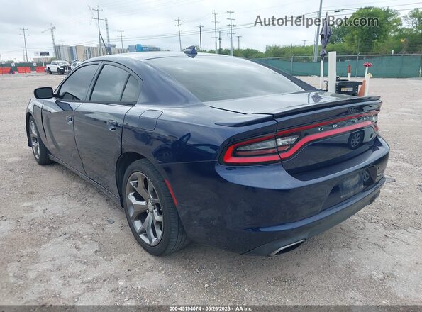 2C3CDXCT0GH228378 2016 DODGE CHARGER Blue უკანა მარცხენა