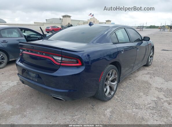 2C3CDXCT0GH228378 2016 DODGE CHARGER Blue უკანა მარჯვენა