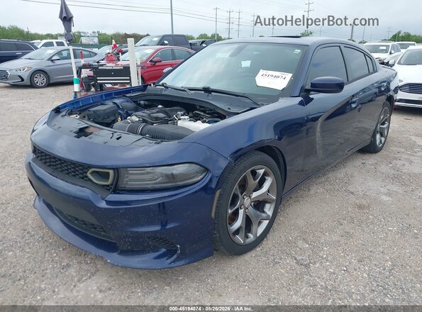 2C3CDXCT0GH228378 2016 DODGE CHARGER Blue წინა მარცხენა ხედი სამი მეოთხედიდან