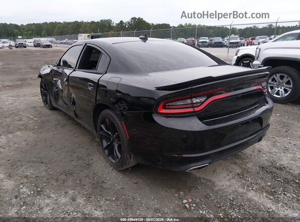 2C3CDXCT0GH258299 2016 DODGE CHARGER Black Tył lewy