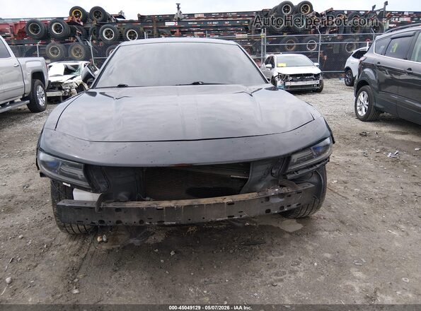 2C3CDXCT0GH258299 2016 DODGE CHARGER Black Widok z przodu