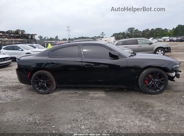 2C3CDXCT0GH258299 2016 DODGE CHARGER Black Widok wnętrza 360 stopni
