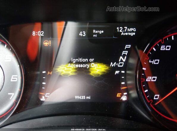 2C3CDXCT0GH258299 2016 DODGE CHARGER Black Widok tylnych siedzeń