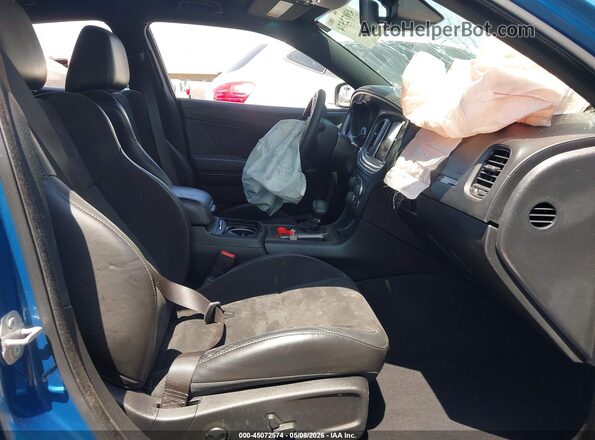 2C3CDXCT0PH505658 2023 DODGE CHARGER Blue Front interior view