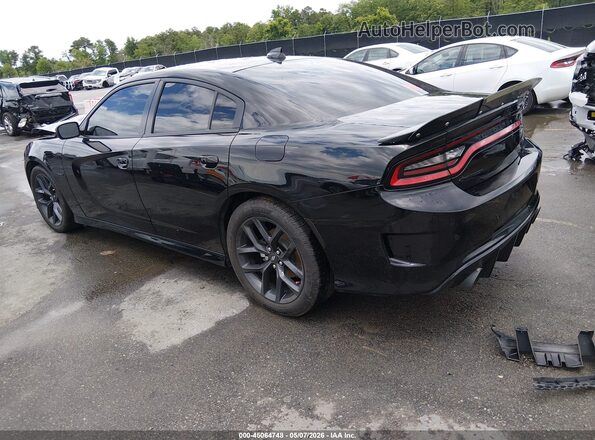 2C3CDXCT1MH587959 2021 DODGE CHARGER Black Tył lewy