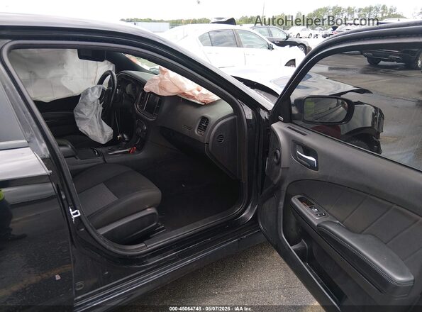 2C3CDXCT1MH587959 2021 DODGE CHARGER Black Widok wnętrza z przodu