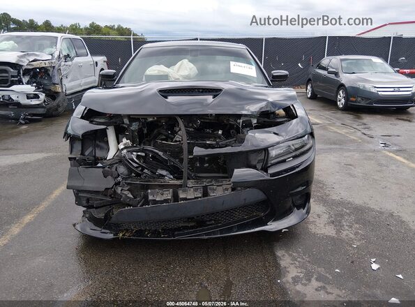 2C3CDXCT1MH587959 2021 DODGE CHARGER Black Widok wnętrza z tyłu