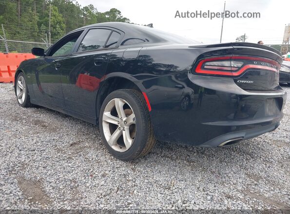 2C3CDXCT3GH350409 2016 DODGE CHARGER Black Trasero izquierdo