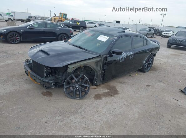 2C3CDXCT3LH190641 2020 DODGE CHARGER Black Передня ліва чверть
