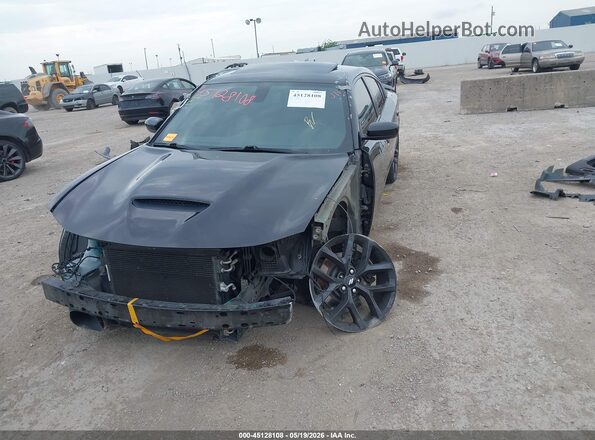 2C3CDXCT3LH190641 2020 DODGE CHARGER Black Вид задньої частини салону