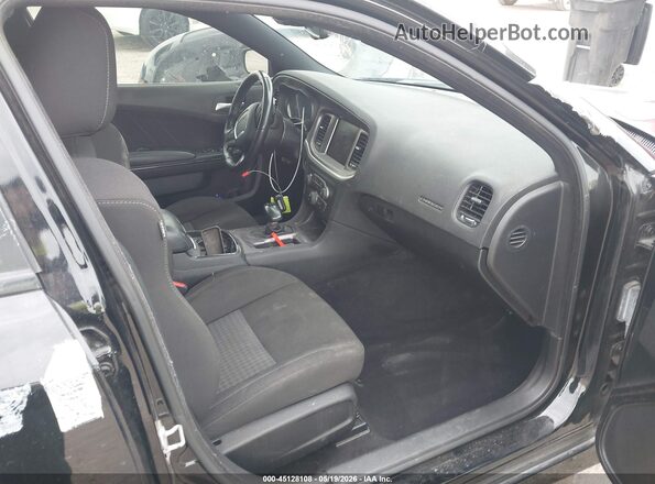 2C3CDXCT3LH190641 2020 DODGE CHARGER Black Вид салону спереду
