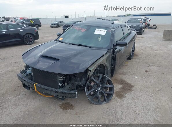 2C3CDXCT3LH190641 2020 DODGE CHARGER Black Вид спереду