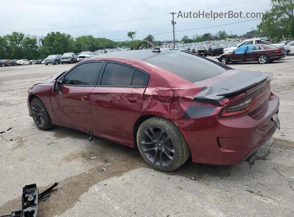 2C3CDXCT3LH208314 2020 DODGE CHARGER Maroon Rear left