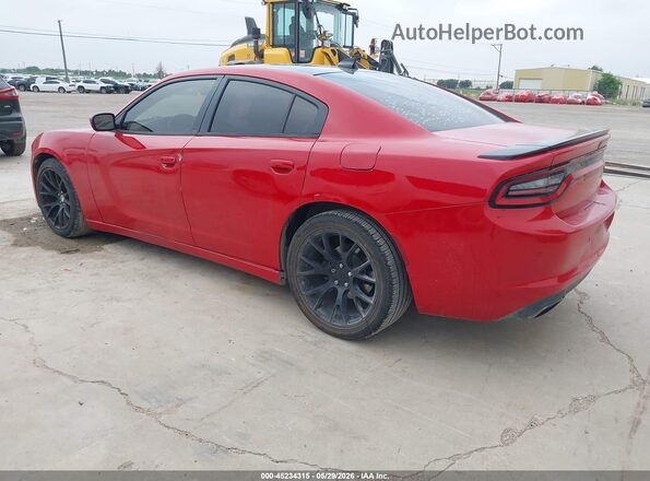 2C3CDXCT4GH104520 2016 DODGE CHARGER Red Задня ліва чверть