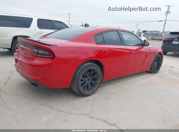 2C3CDXCT4GH104520 2016 DODGE CHARGER Red Задня права чверть