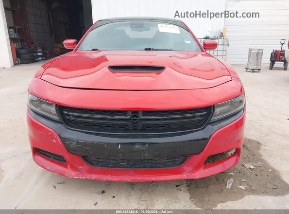 2C3CDXCT4GH104520 2016 DODGE CHARGER Red Вид щитка приладів