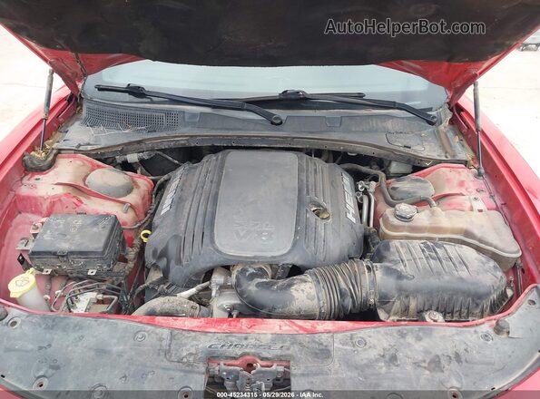 2C3CDXCT4GH104520 2016 DODGE CHARGER Red Вид ззаду