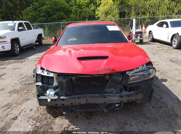 2C3CDXCT4GH197118 2016 DODGE CHARGER Red Vista interior trasera