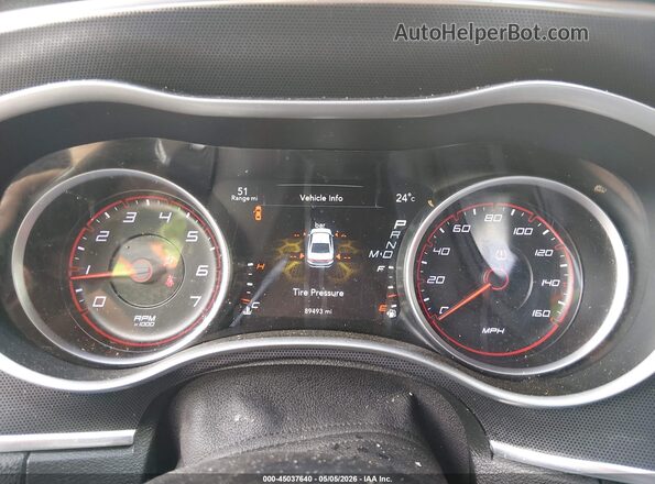 2C3CDXCT4GH197118 2016 DODGE CHARGER Red Vista de los asientos traseros