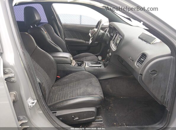 2C3CDXCT4HH642233 2017 DODGE CHARGER Gray Front interior view
