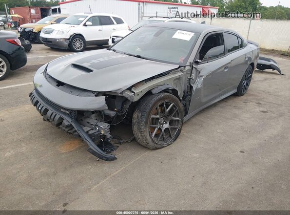 2C3CDXCT4HH642233 2017 DODGE CHARGER Gray Front view
