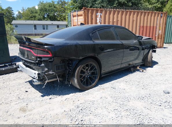 2C3CDXCT4NH138602 2022 DODGE CHARGER Black უკანა მარჯვენა
