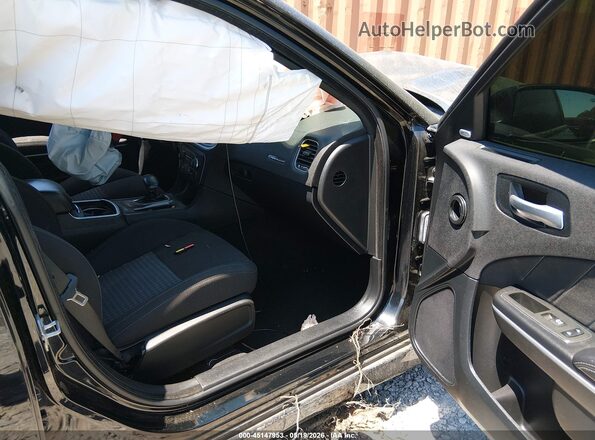 2C3CDXCT4NH138602 2022 DODGE CHARGER Black წინა სალონის ხედი
