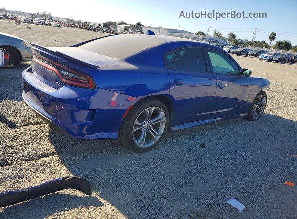 2C3CDXCT5LH154109 2020 DODGE CHARGER Blue Rear right