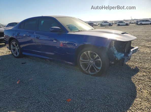2C3CDXCT5LH154109 2020 DODGE CHARGER Blue Front right