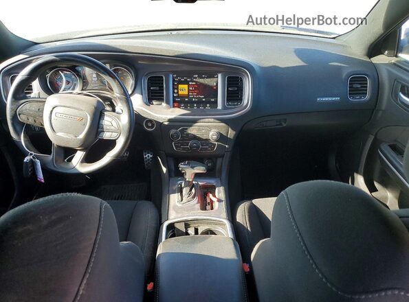 2C3CDXCT5LH154109 2020 DODGE CHARGER Blue Dashboard view