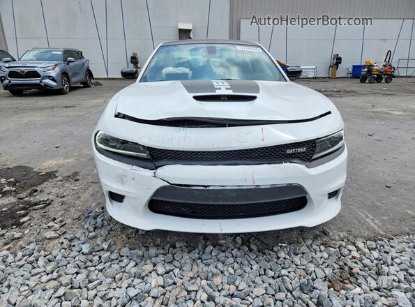 2C3CDXCT5PH581280 2023 DODGE CHARGER Белый Вид спереди