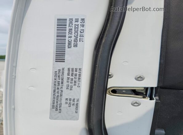 2C3CDXCT5PH581280 2023 DODGE CHARGER Белый Вид подкапотного пространства